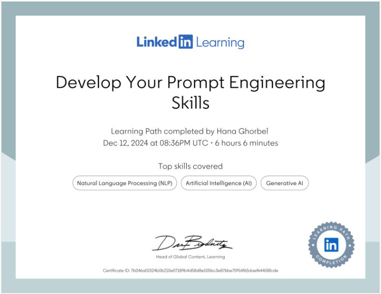 Développez vos compétences en ingénierie de prompts - LinkedIn Learning